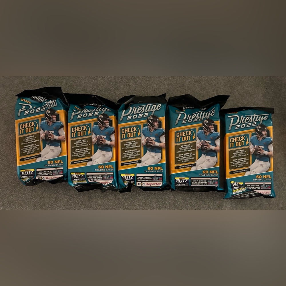 Panini Prestige 2022 Hanger Packs lot of 5